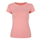 2016 Casual T shirt Women Letter Print and Solid Color Round Neck Pink Tops Femmes Tees Cotton Women's Fashion tshirts Clothing