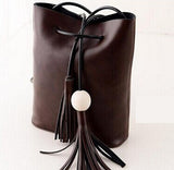 2016 New Arrival Lady Pouch PU Leather Women Messenger Bags Vintage Tassel Shoulder Bags Female handbag Bolsas A7292