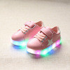 2016 New LED lights Child sneakers shoe trend Fluorescence casual kids boys girls sports shoes children leather sneakers shoes