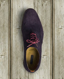 Aubergine Round (Dark Purple) - 75 cm / Purple / Plastic