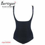 Burvogue Latex Waist Trainer Clips or Zip Women Body Shaper Slimming Shapewear Butt Lifter Tummy Control Waist Shaper Underwear