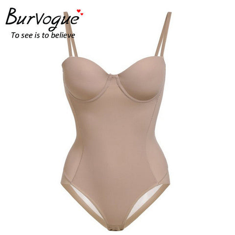 Burvogue Women 2016 Top Mesh Shaperwear Tummy Control  Push Up Shaperwear Halter and Overbust Full Body Shaper Waist