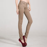 GAREMAY Women's Candy Pants Pencil Trousers 2016 Spring Fall Khaki Stretch Pants For Women Slim Ladies Jean Trousers Female 1010