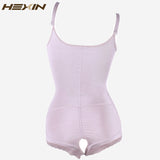 HEXIN Clip and Zip Latex Fajas Colombian Body Shaper Compression Shapewear Bodysuit Waist Shaper Butt Lifter With Tummy Control