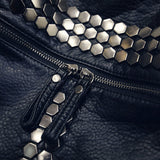 High Quality Women Backpacks Lady Girls Travel Blosas Women Bags Washed Leather Backpacks Rivet Backpacks Student School Bag Hot