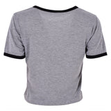 Killin It Letter Print Fashion Women Summer Top Letter Print Casual T shirt 2016 Sexy Slim Funny Top Tee  Short Sleeve Shirts