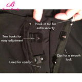 Lover Beauty Firm Control Body Shapewear Latex Zipper Waist Trainer Vest Gaine Amincissante Hot Shapers Women Waist Shaper