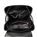 Mini Black Leather Backpack School Bags For Teenagers Girls 2016 Bagpack Women Mochilas Escolares Adolescentes Femininas