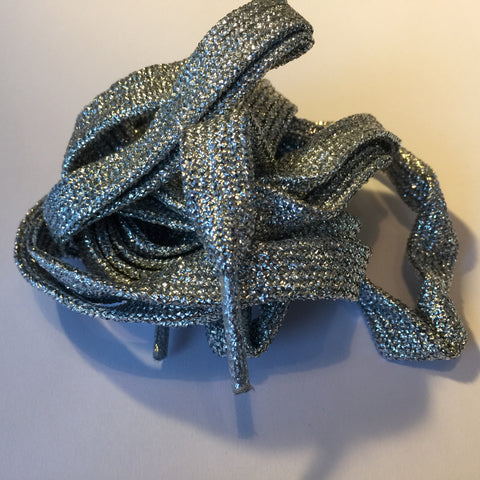 Sneaker laces 13 cm (silver) - 13cm