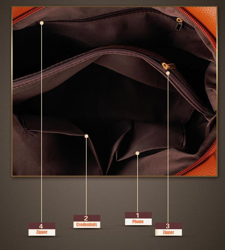 Women Messenger Bags Leather Handbag Luxury Fashion Soft Crossbody Bag –  The Blueprint of S