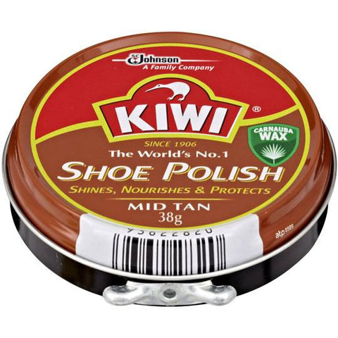 Kiwi Shoe Polish 5 ml - Medium brown