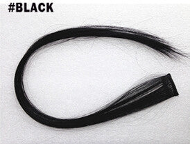 Fashion hair extension for women Long Synthetic Clip In Extensions Straight Hairpiece Party Highlights Punk hair pieces #JO006