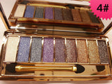 9 Colors Diamond Bright Makeup Eyeshadow Naked Smoky Palette Make Up Set Eye Shadow Maquillage Professional Cosmetic With Brush