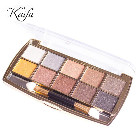 10 Color Eye shadow palette Fashion Cosmetics Mineral Make Up Makeup eyeshadow set for women 6 Style Color
