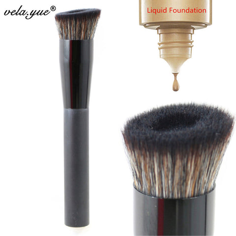 vela yue Angled Perfecting Face Brush Premium Foundation Makeup Brush