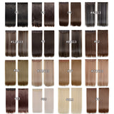 Clip In Hair Extensions 24inch 60cm 120g 5clips Long Straight  Synthetic Hair Clip in Synthetic Hair Extension Free Shipping
