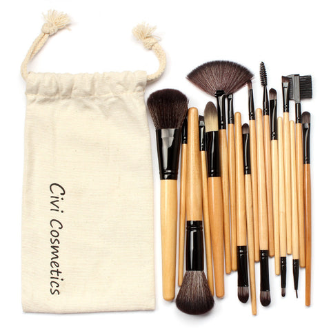 Professional Makeup Brushes Set 18Pcs Makeup Brushes & Tools, With Drawstring Bag
