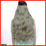 clip in hair extensions synthetic extentions pieces 24inch curly extension hairpiece aplique de cabelo 25 colors available