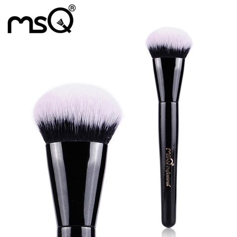 MSQ Round Angled Foundation Brush Synthetic Hair Cosmetic Brush Wood Handle Professional Product Single Makeup Brush