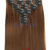 16 Colors Clip in Hair Extensions 25inch Long Straight Fake False Hair Extension Heat Resistant Synthetic Natural Hair Extension