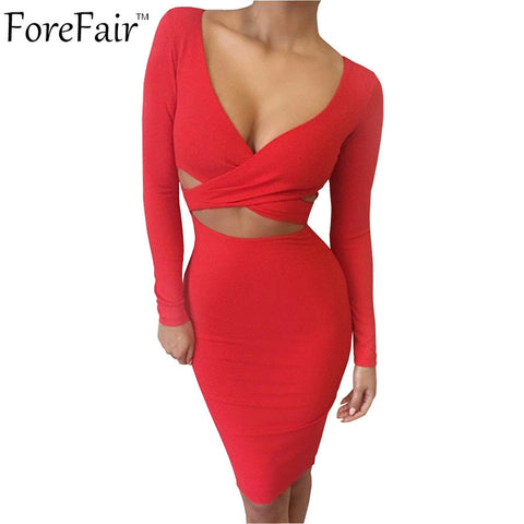 Blue Black White Long Sleeve Elastic Cotton Warm Winter Elegant Party Dresses 2015 Sexy Midi Pencil Club Bandage Bodycon Dress