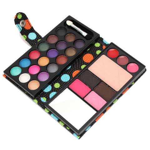 26 Colors Eyeshadow Natural Waterproof Make Up Blush Eyebrow Powder Eye Shadow Makeup Palette PU Cosmetic Beauty Accessories