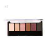 Focallure Naked Smoky Makeup Eye Shadow Palette Natural Eye Makeup 6 Color Make Up Shimmer Matte Cosmetics Eyeshadow Palette Set