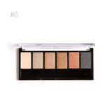 Focallure Naked Smoky Makeup Eye Shadow Palette Natural Eye Makeup 6 Color Make Up Shimmer Matte Cosmetics Eyeshadow Palette Set