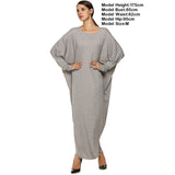 ACEVOG Women Loose Dress Fashion Style Super Big Maxi Long Batwing Sleeve Casual Spring Autumn Winter Dress Vestidos