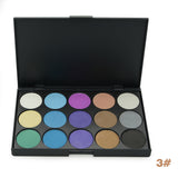 HOT! Eye Makeup 15 Color Matte Shimmer Pigment Nude Eyeshadow Palette Cosmetic Make up Set EARTH Tone Eye Shadow #E15#