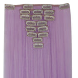 Clearance Sale Cheapest 8pcs 26" Long 170g Straight Style Hair Extension Create Ombre Feeling Soft Synthetic 14 Colors Clip In