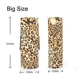 2016 Hot Professional Makeup Brushes CANISTER Leather Cup Holder Comestic Brushes Organizer Empty Case 3 Size