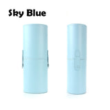 2016 Hot Professional Makeup Brushes CANISTER Leather Cup Holder Comestic Brushes Organizer Empty Case 3 Size