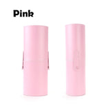 2016 Hot Professional Makeup Brushes CANISTER Leather Cup Holder Comestic Brushes Organizer Empty Case 3 Size