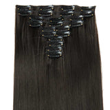 16 Colors Clip in Hair Extensions 25inch Long Straight Fake False Hair Extension Heat Resistant Synthetic Natural Hair Extension