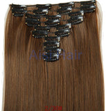 16 Colors Clip in Hair Extensions 25inch Long Straight Fake False Hair Extension Heat Resistant Synthetic Natural Hair Extension