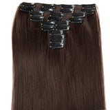 16 Colors Clip in Hair Extensions 25inch Long Straight Fake False Hair Extension Heat Resistant Synthetic Natural Hair Extension