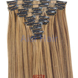16 Colors Clip in Hair Extensions 25inch Long Straight Fake False Hair Extension Heat Resistant Synthetic Natural Hair Extension