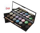 14in1 Make Up Set Naked Eye Shadow Palette+Eyebrow Powder Eyeshadow Makeup Kit Professional Cosmetics Make Up Palette Glitter
