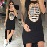 Gagaopt 2016 Autumn Dress Women Dress Sleeveless One-piece Slim Sarafan Dresses for Women Chain Vestidos Femininos