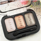 Brand New Makeup Highlight Brighten Eyeshadow Palette Natural Nude Naked Eye Shadow Make Up With Beauty Brush