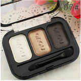 Brand New Makeup Highlight Brighten Eyeshadow Palette Natural Nude Naked Eye Shadow Make Up With Beauty Brush