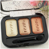 Brand New Makeup Highlight Brighten Eyeshadow Palette Natural Nude Naked Eye Shadow Make Up With Beauty Brush