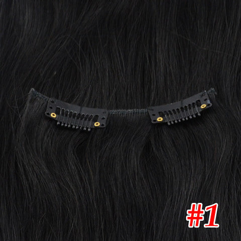 Best Quality Brazilian Hair Clip In Extensions 120 Gram Tic Tac Cabelo Humano Full Head Human Hair Extensions With Hair Clips