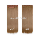 Clip In Hair Extensions 24inch 60cm 120g 5clips Long Straight  Synthetic Hair Clip in Synthetic Hair Extension Free Shipping