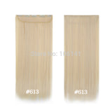 Clip In Hair Extensions 24inch 60cm 120g 5clips Long Straight  Synthetic Hair Clip in Synthetic Hair Extension Free Shipping