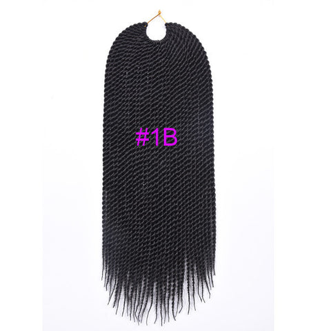 18" 30 Strands 75g/pack Best Quality Crotchet Braids Ombre Kanekalon Braiding Hair Crochet Braids Box Braids Hair Extensions