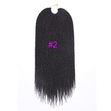 18" 30 Strands 75g/pack Best Quality Crotchet Braids Ombre Kanekalon Braiding Hair Crochet Braids Box Braids Hair Extensions