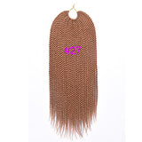 18" 30 Strands 75g/pack Best Quality Crotchet Braids Ombre Kanekalon Braiding Hair Crochet Braids Box Braids Hair Extensions