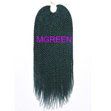 18" 30 Strands 75g/pack Best Quality Crotchet Braids Ombre Kanekalon Braiding Hair Crochet Braids Box Braids Hair Extensions